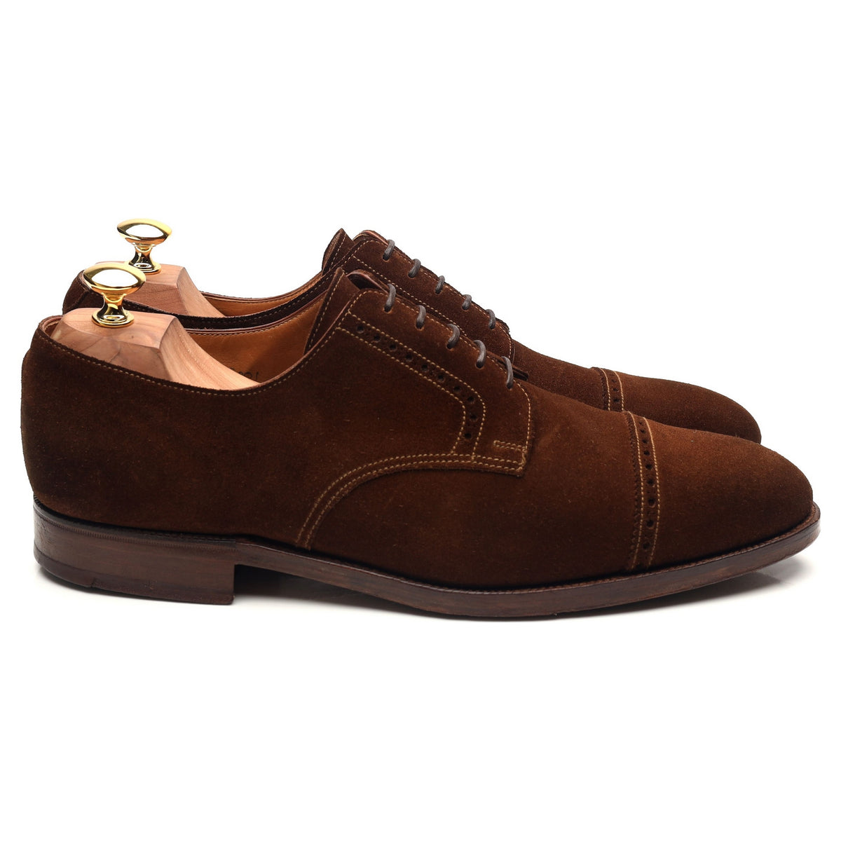 Hackett Brown Suede Derby UK 10 E