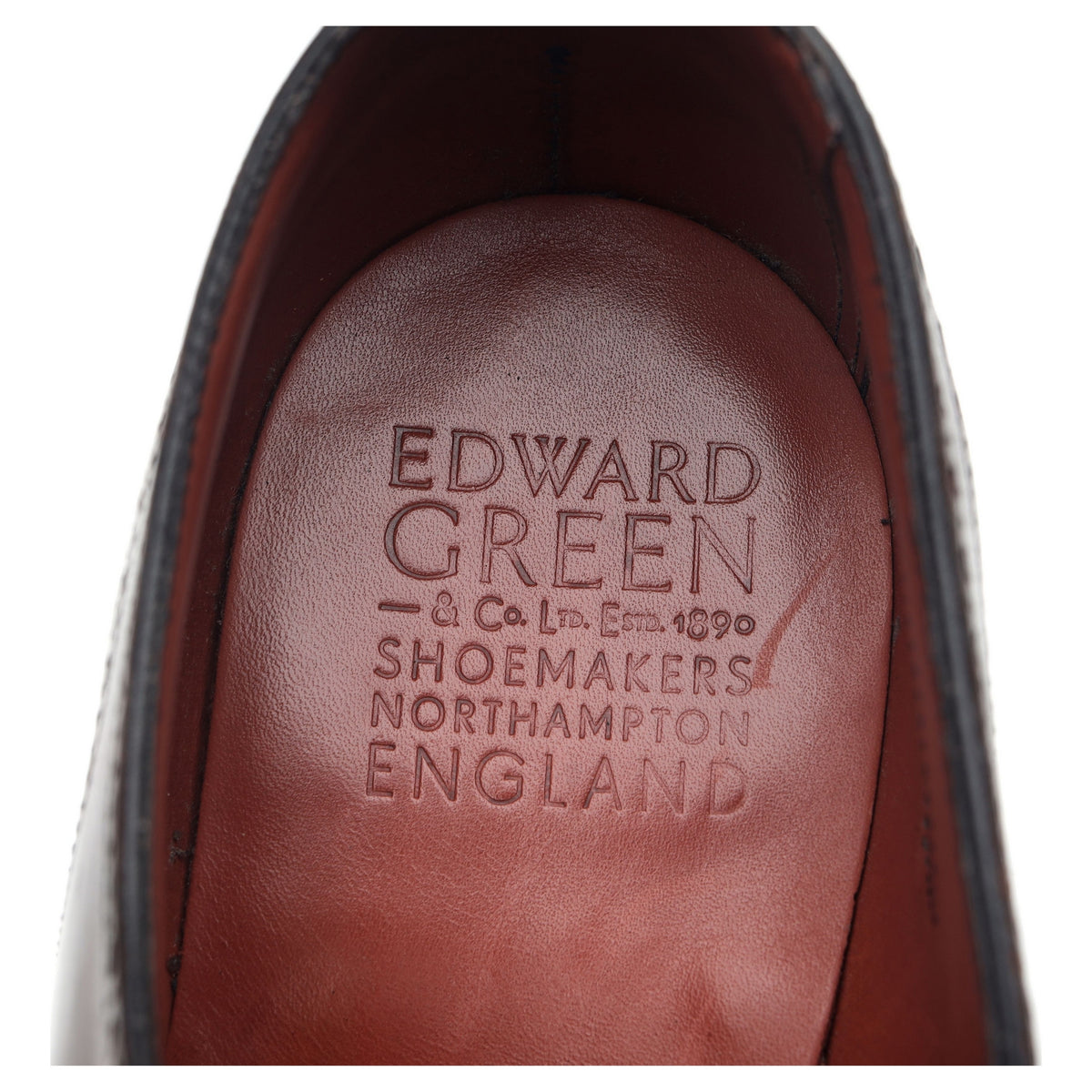 &#39;Inverness&#39; Burgundy Leather Oxford Brogues UK 9 E