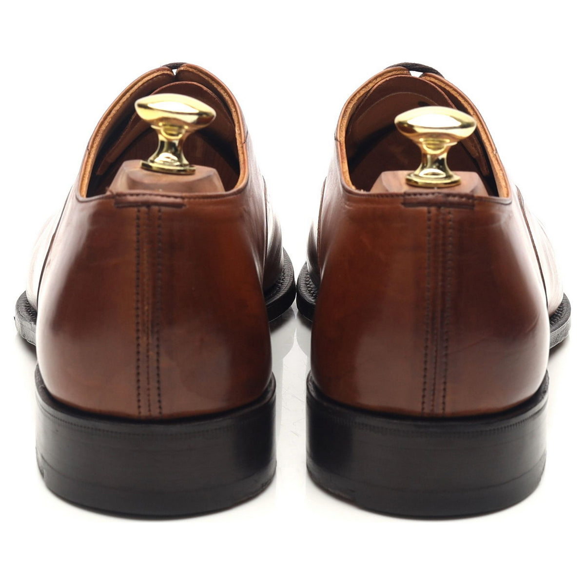 &#39;Coppice&#39; Tan Brown Leather Oxford UK 7 F