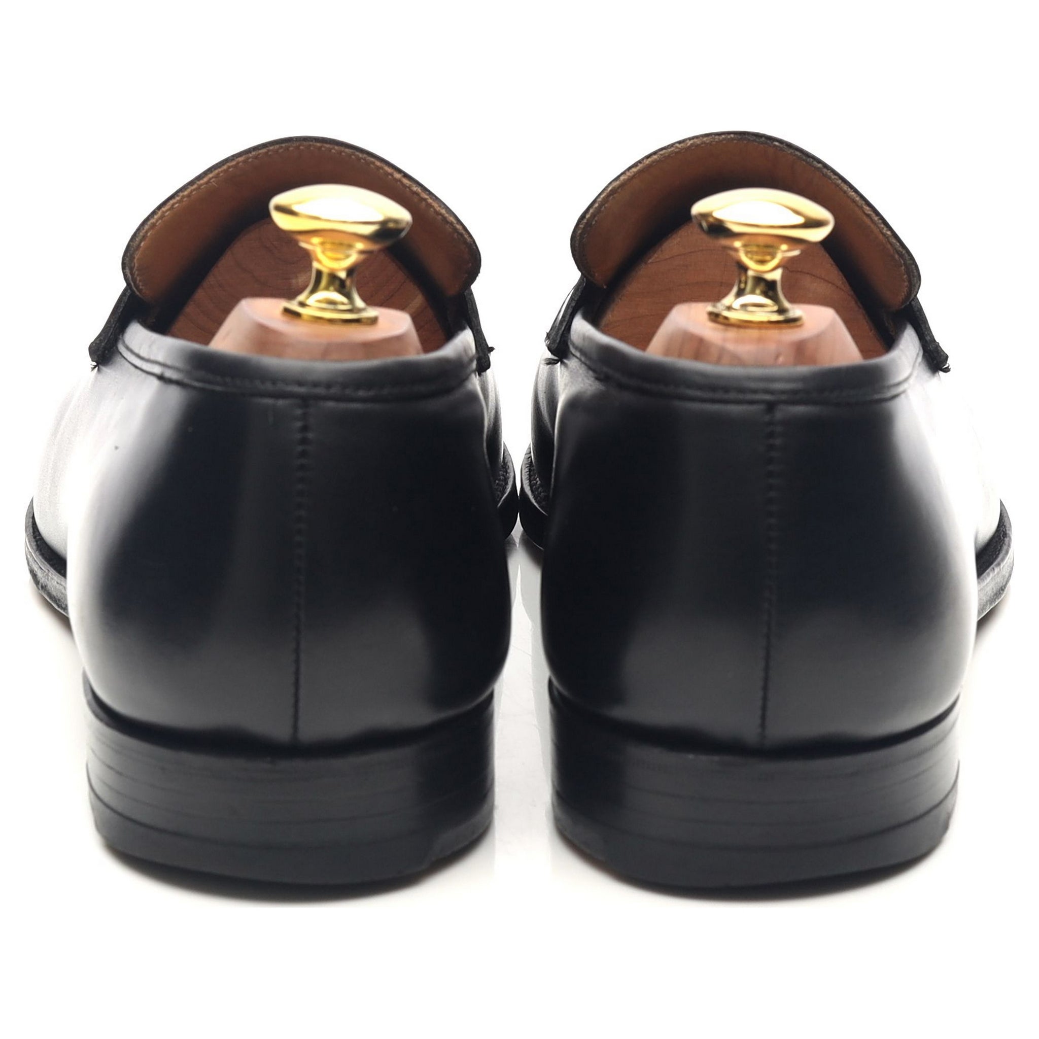 Merton' Black Leather Loafers UK 8.5 E - Abbot's Shoes