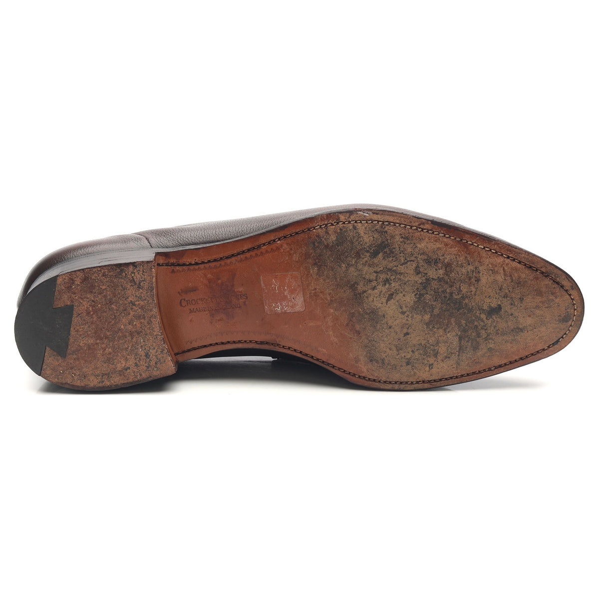 &#39;Teign&#39; Dark Brown Leather Loafers UK 8 E