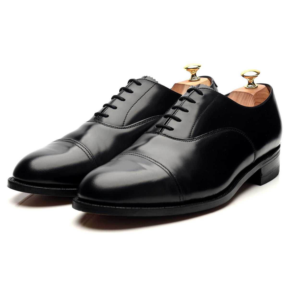 Shipton &amp; Heneage &#39;9802B&#39; Black Leather Oxford UK 11 F