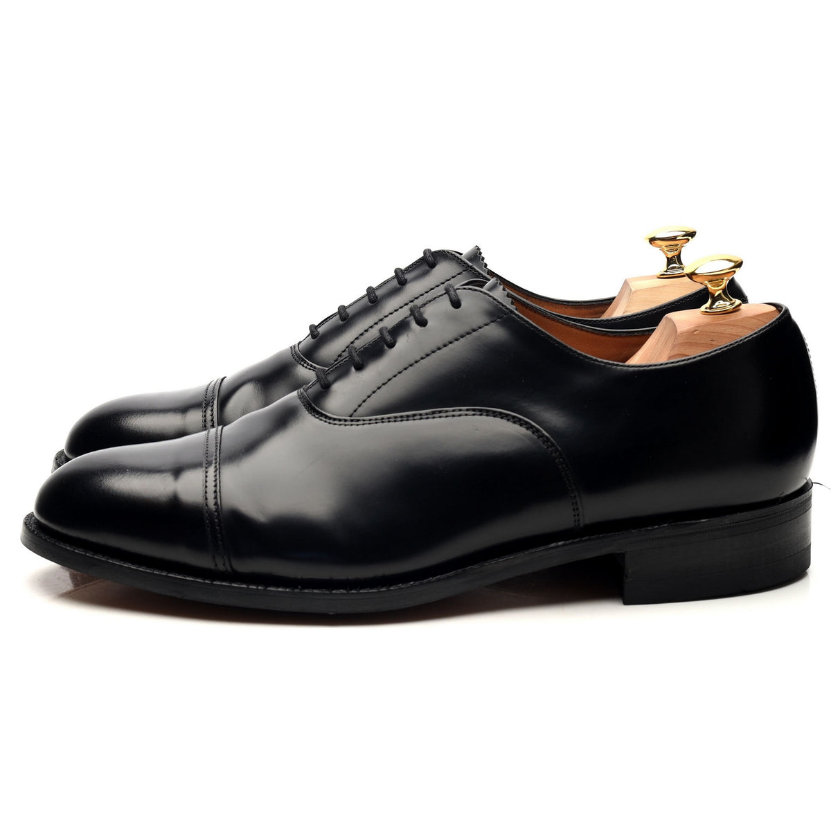 Shipton &amp; Heneage &#39;9802B&#39; Black Leather Oxford UK 11 F