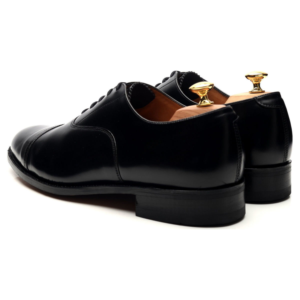 Shipton &amp; Heneage &#39;9802B&#39; Black Leather Oxford UK 11 F