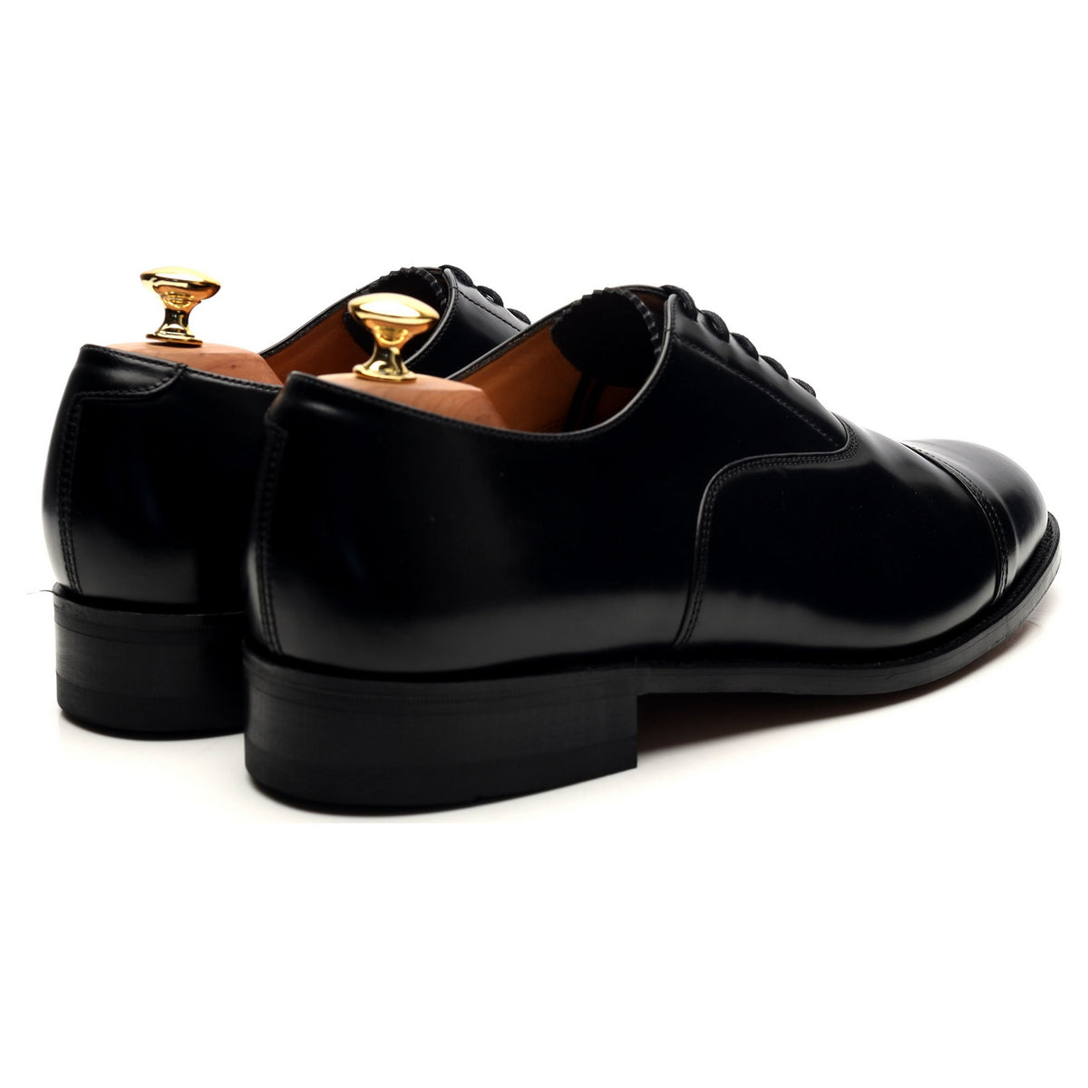 Shipton &amp; Heneage &#39;9802B&#39; Black Leather Oxford UK 11 F