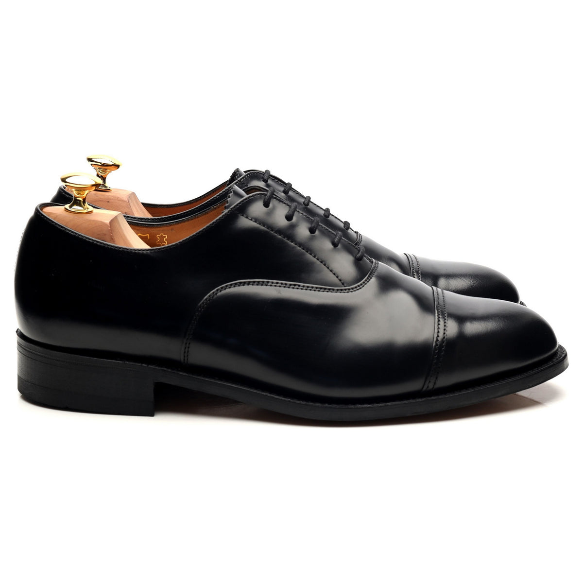 Shipton &amp; Heneage &#39;9802B&#39; Black Leather Oxford UK 11 F