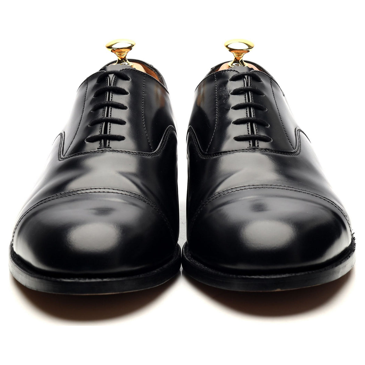 Shipton &amp; Heneage &#39;9802B&#39; Black Leather Oxford UK 11 F