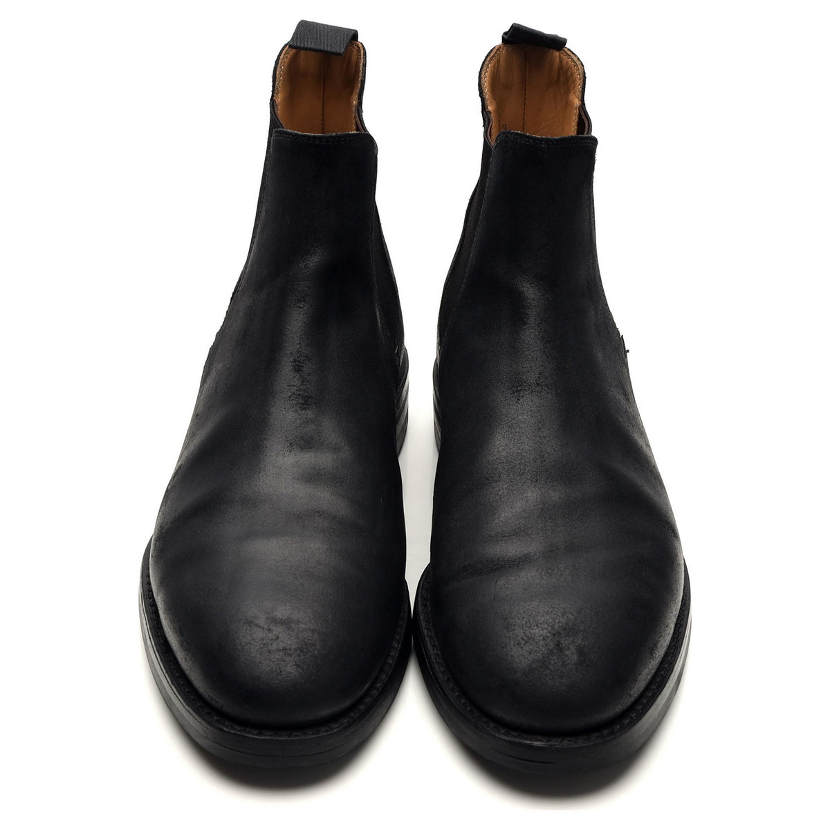 &#39;Chelsea 5&#39; Black Rough-Out Suede Chelsea Boots UK 9 E