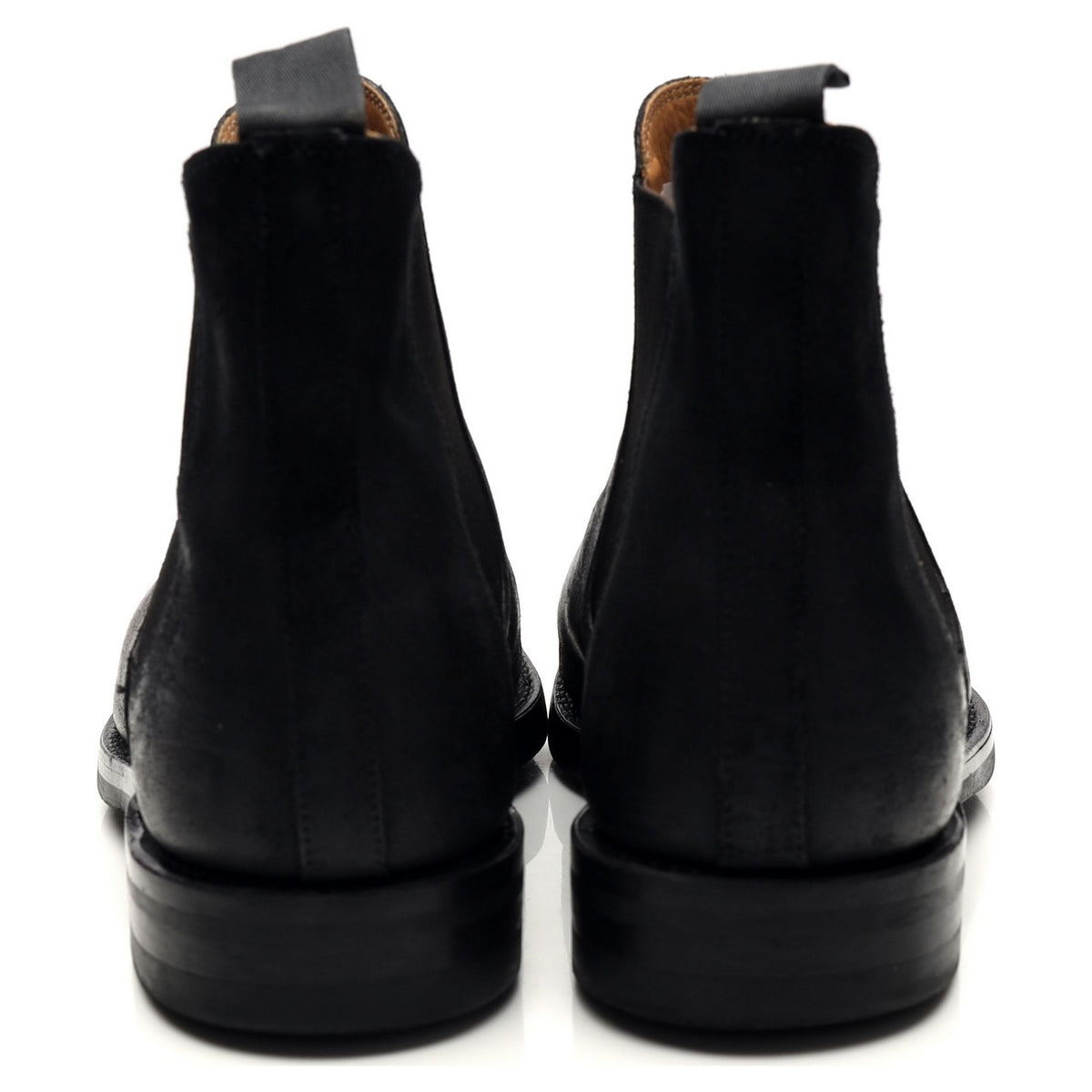 &#39;Chelsea 5&#39; Black Rough-Out Suede Chelsea Boots UK 9 E