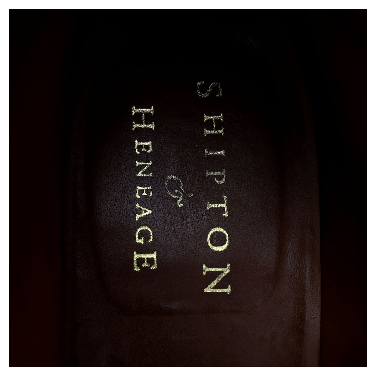 Shipton &amp; Heneage &#39;Cheltenham&#39; Tan Brown Leather Boots Brogues UK 13 F