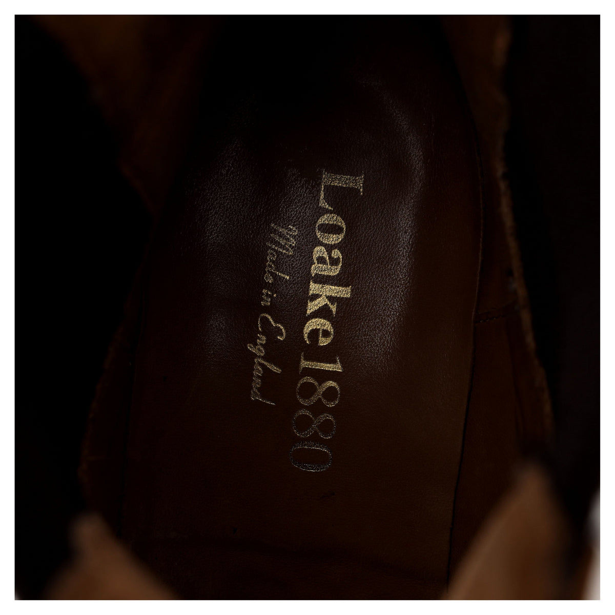 1880 &#39;Thirsk&#39; Tan Brown Leather Chelsea Boots UK 6 F
