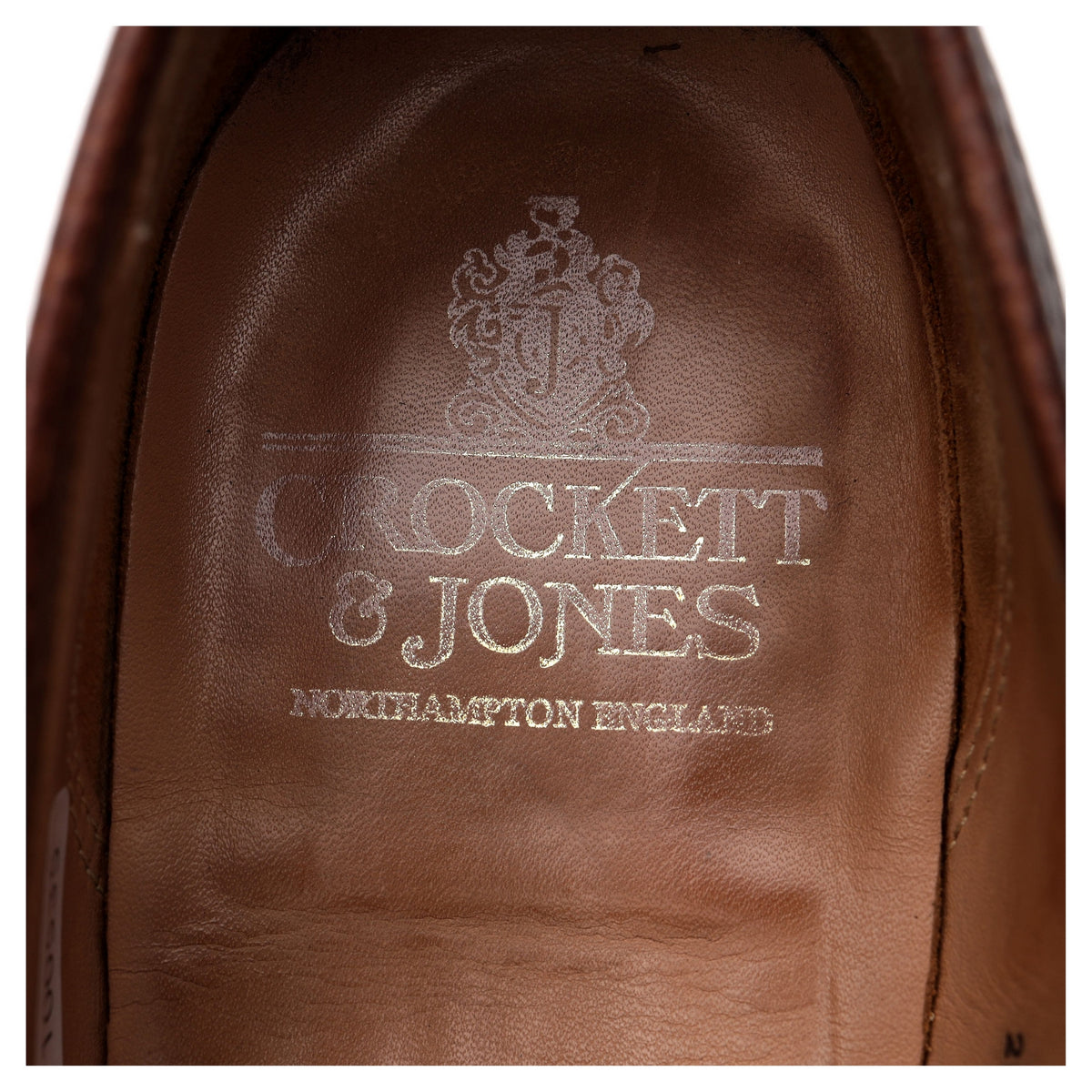 &#39;Boston&#39; Brown Grain Leather Loafer UK 10 E
