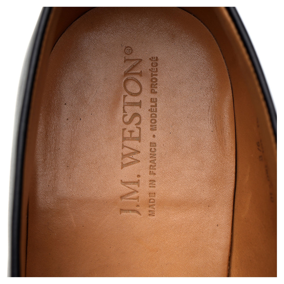 &#39;180 Mocassin&#39; Black Leather Loafers 9.5 E UK 10.5