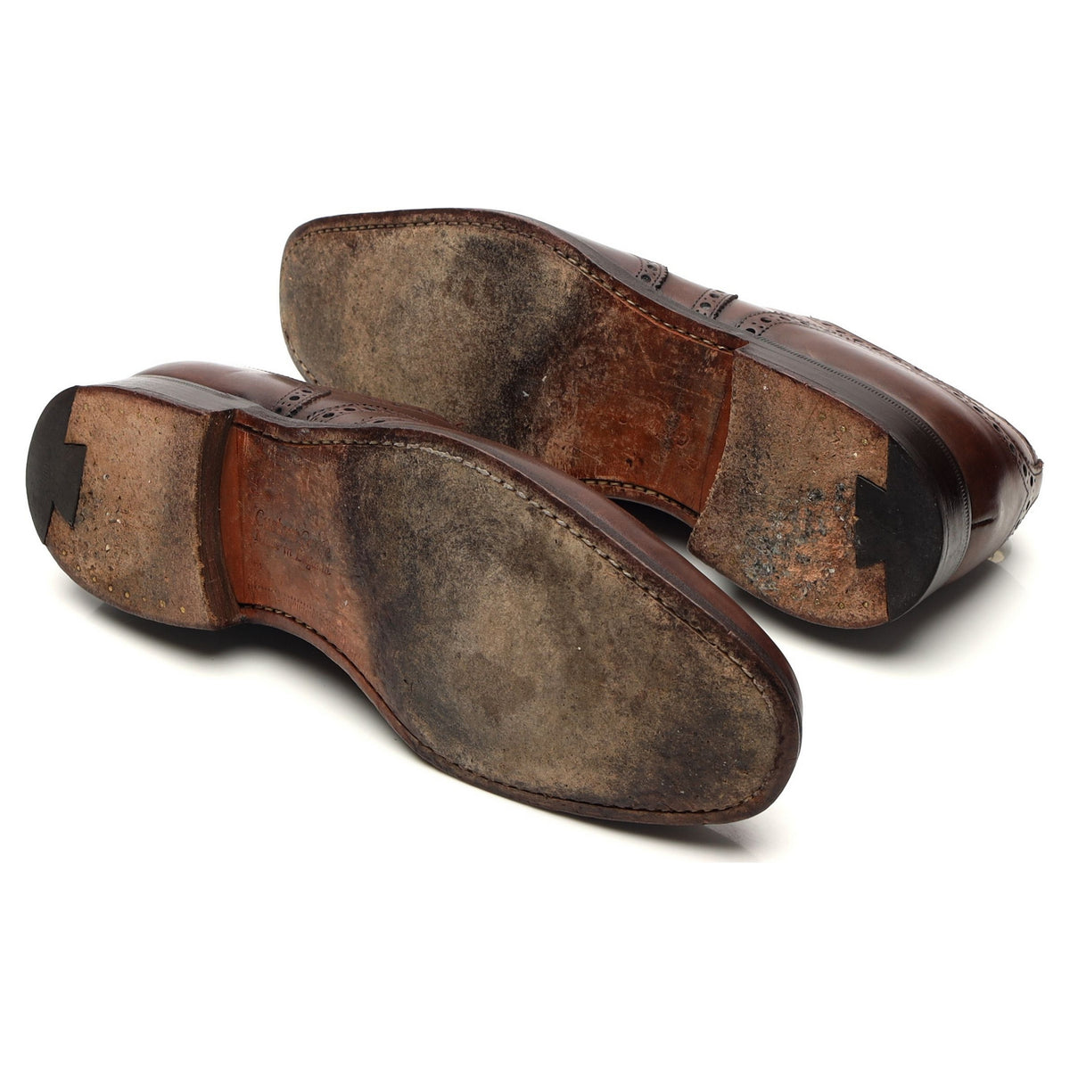 &#39;Chetwynd&#39; Dark Brown Leather Oxford Brogues UK 7 F