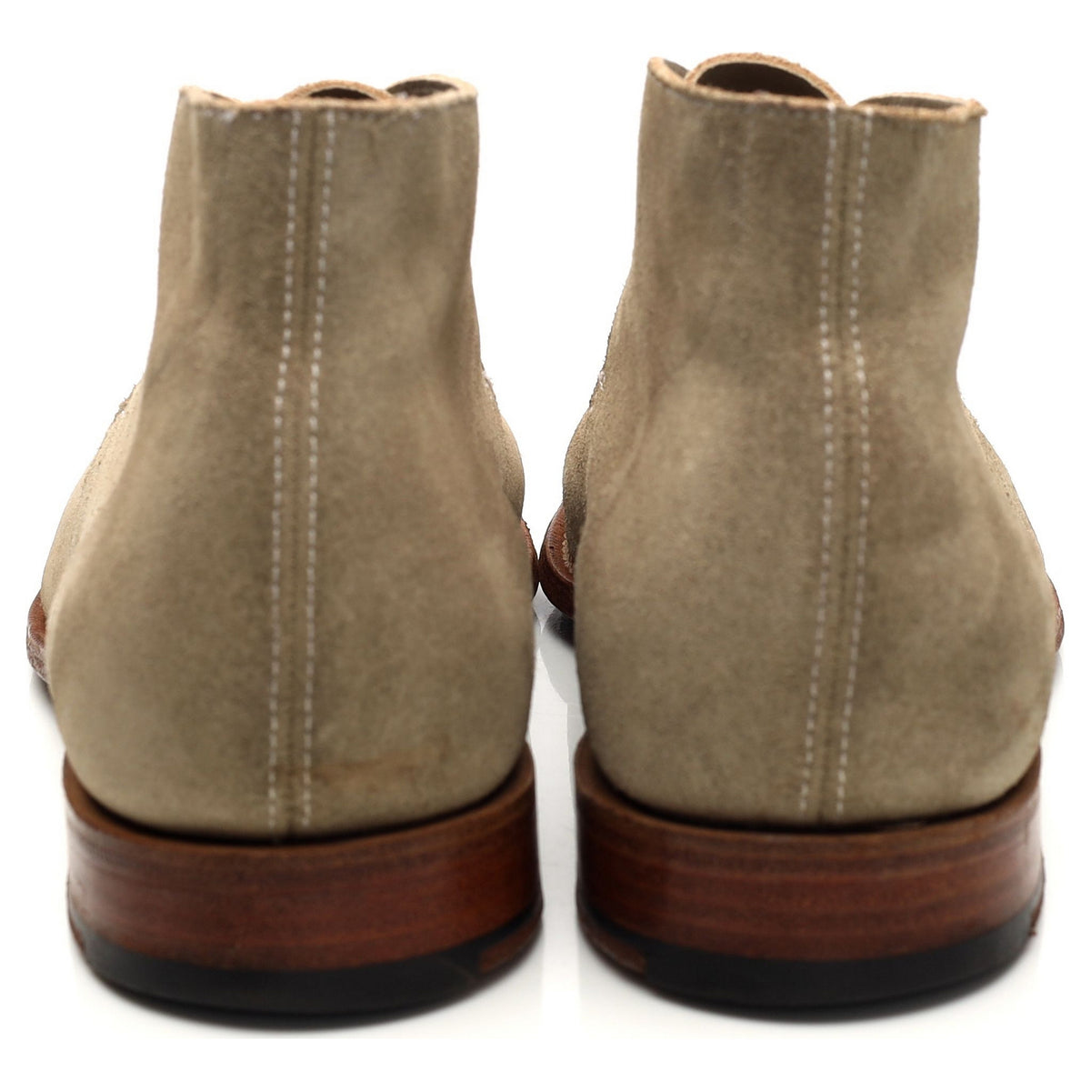&#39;Sahara&#39; Beige Suede Chukka Boots UK 10 F