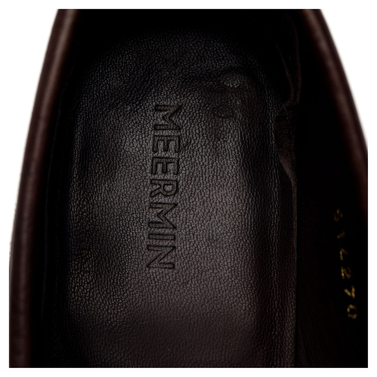 &#39;514270&#39; Dark brown Suede Penny Loafers UK 7