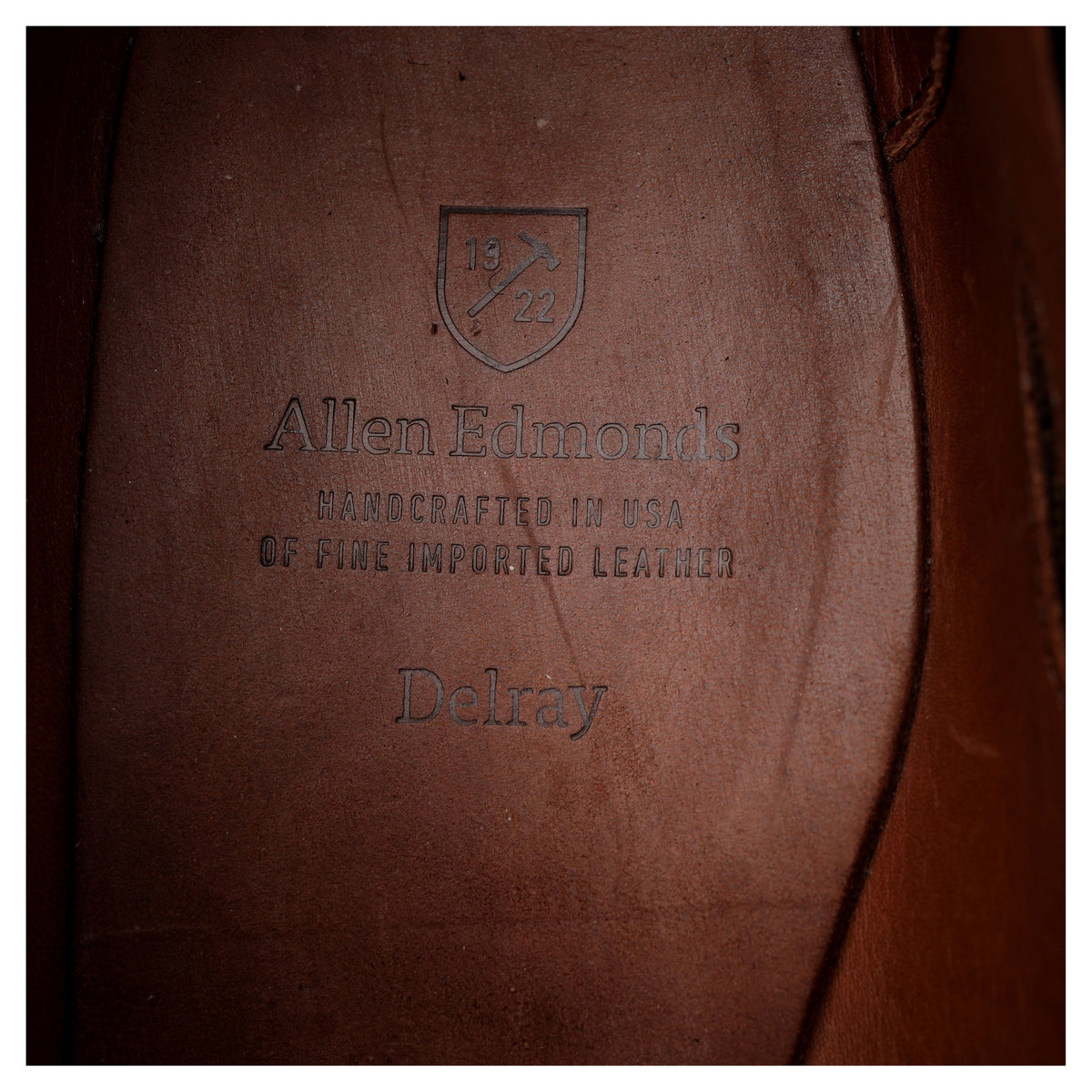 &#39;Delray&#39; Black Leather Derby Split Toe UK 12 US 13 EEE