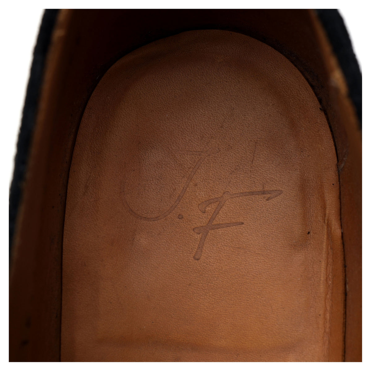 &#39;Wenatchee&#39; Black Suede Oxford Semi Brogues UK 10 E