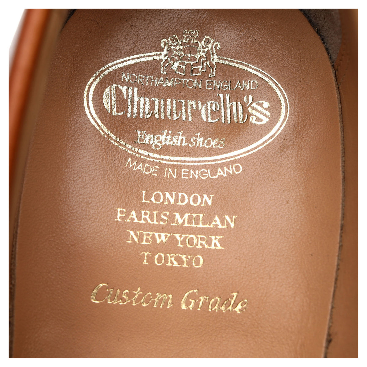 &#39;Dawley&#39; Tan Brown Leather Loafers UK 10.5 F