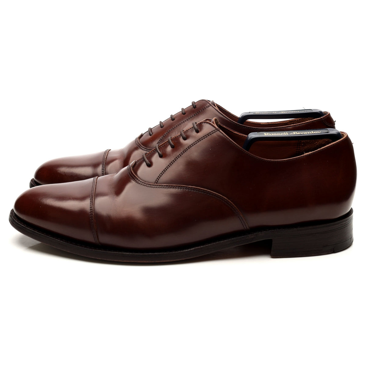 Russell &amp; Bromley Brown Leather Oxford UK 9.5 G