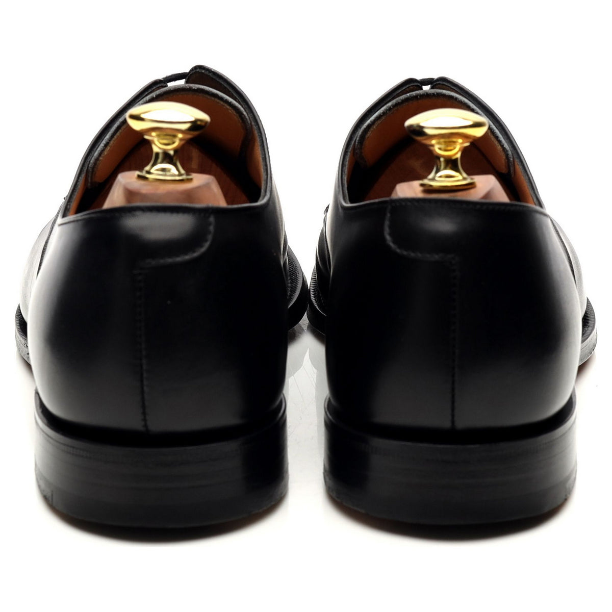 &#39;Oslo&#39; Black Leather Derby UK 7 F