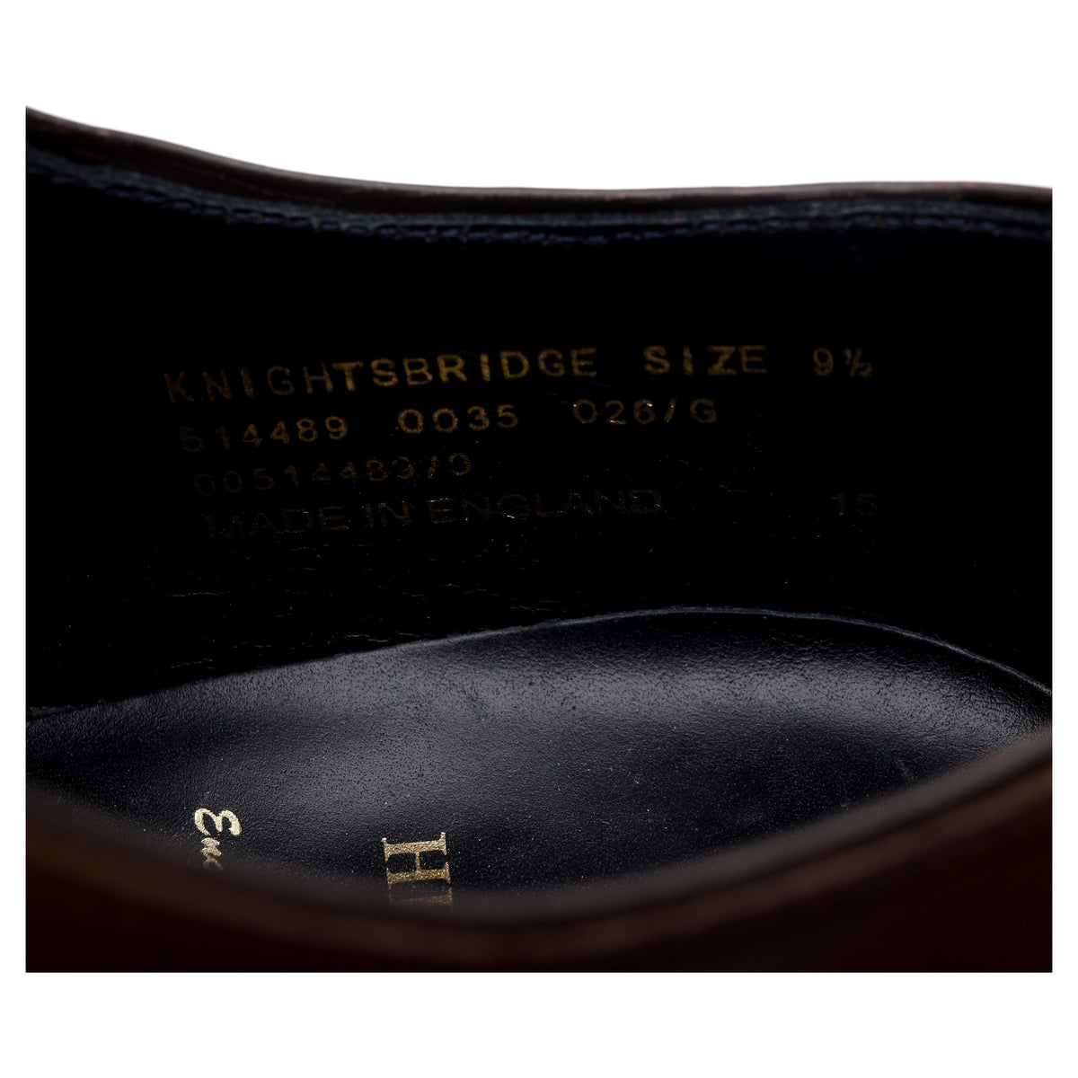 &#39;Knightsbridge&#39; Brown Leather Oxford UK 9.5 G