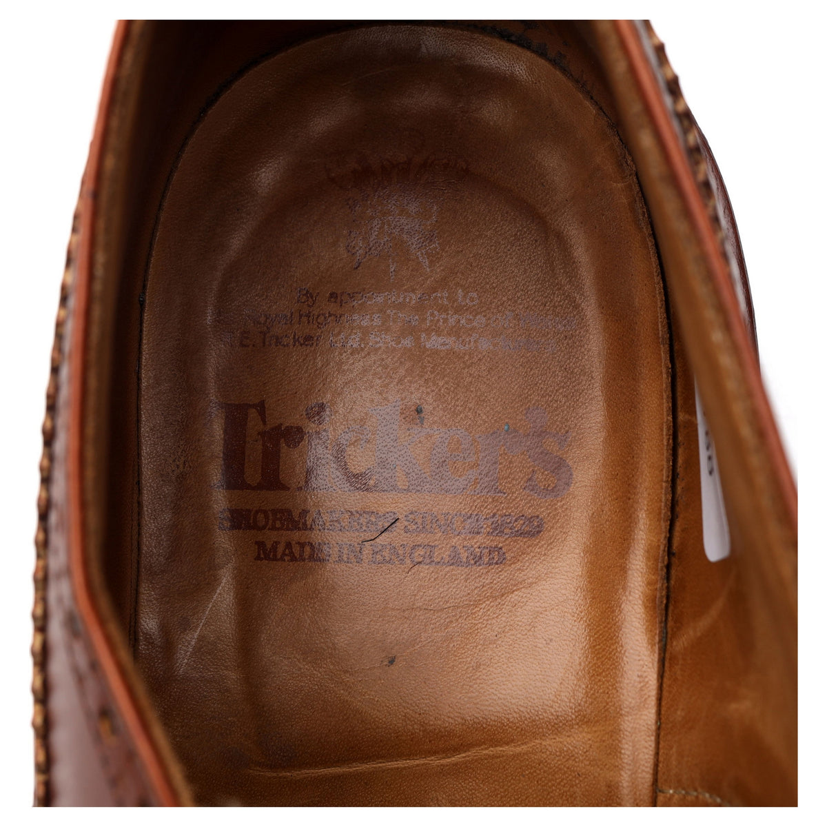 &#39;Bourton&#39; Tan Brown Leather Derby Brogues UK 11