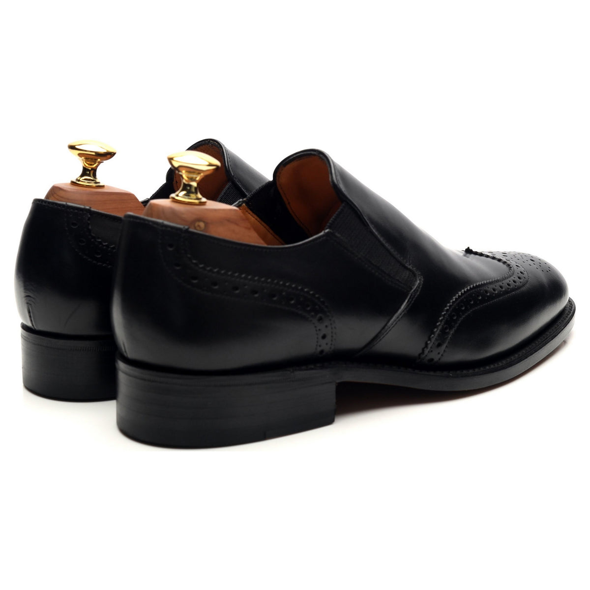 Shipton &amp; Heneage &#39;Vienna&#39; Black Leather Slip On Loafers UK 6.5