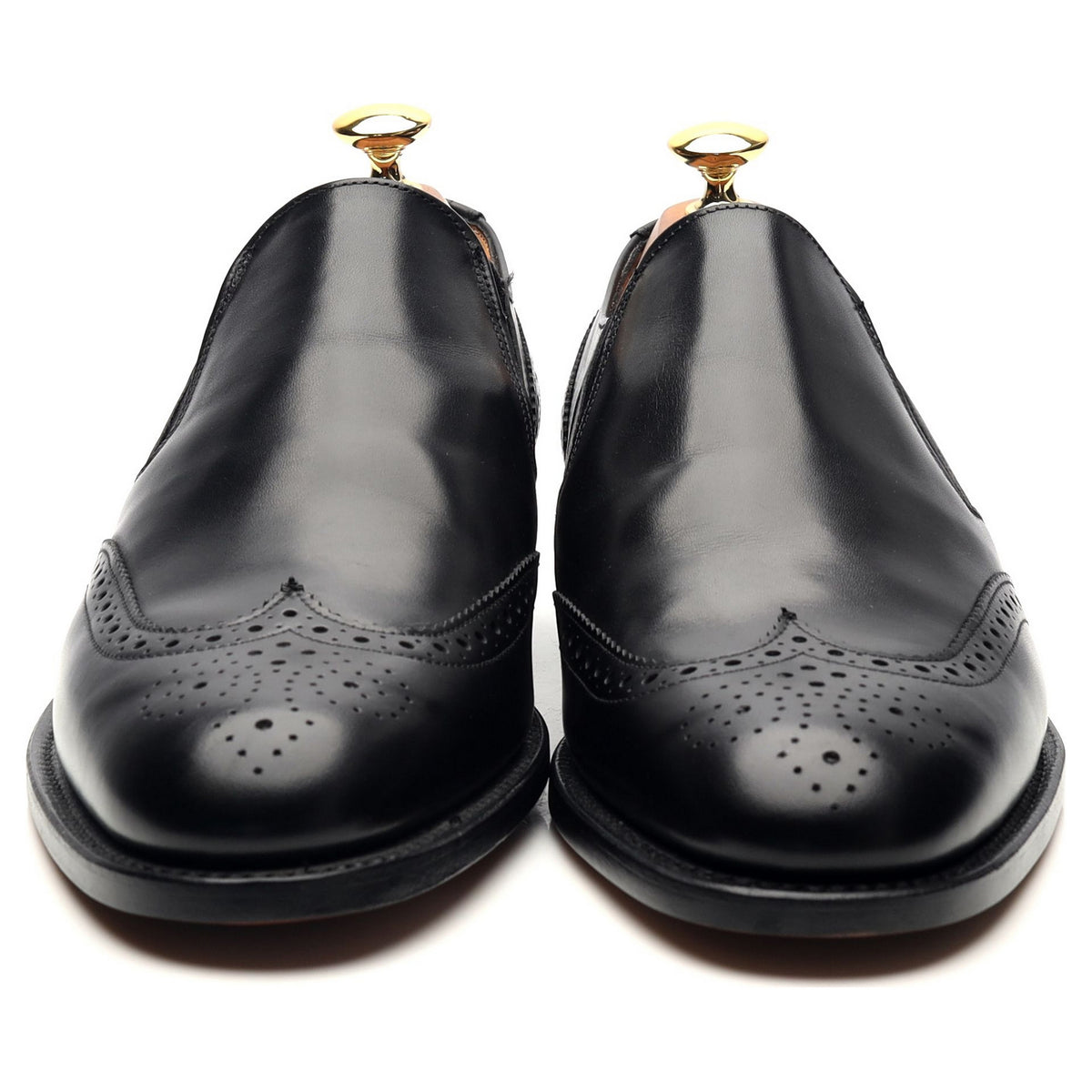 Shipton &amp; Heneage &#39;Vienna&#39; Black Leather Slip On Loafers UK 6.5