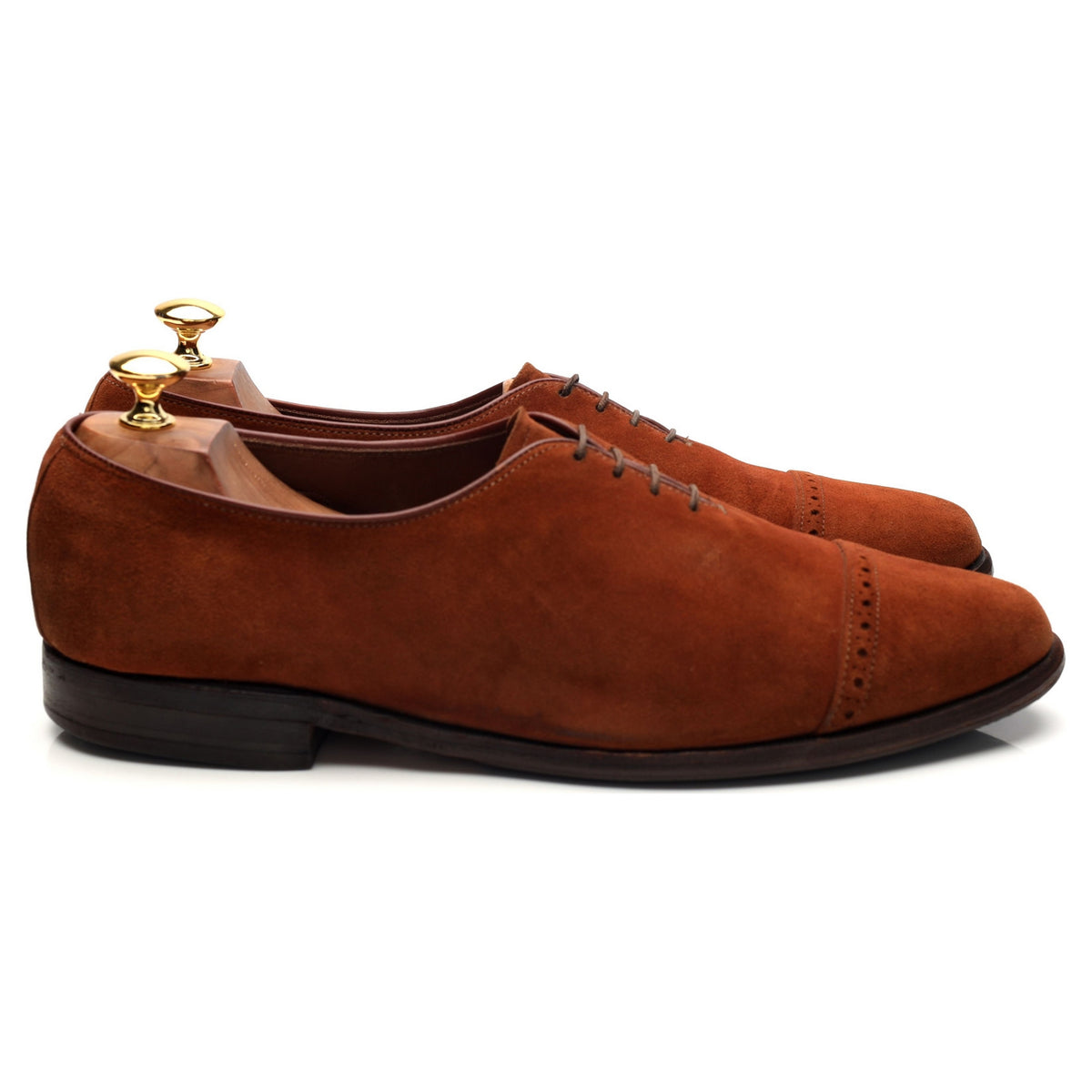 &#39;Ashton&#39; Snuff Brown Suede Oxford UK 9 US 10 D