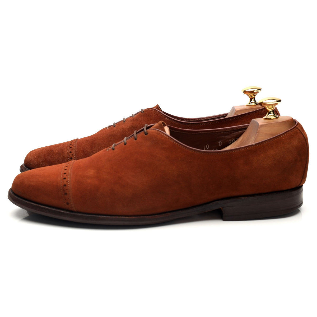 &#39;Ashton&#39; Snuff Brown Suede Oxford UK 9 US 10 D