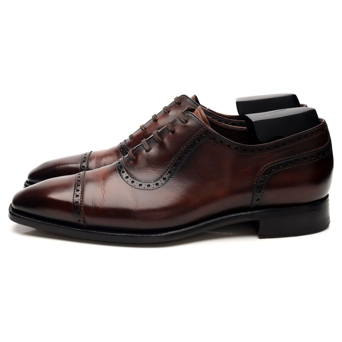 &#39;8618&#39; Dark Brown Leather Oxford UK 8