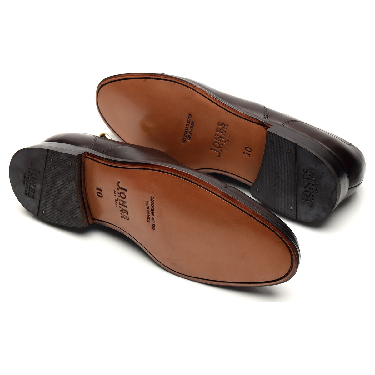 &#39;Barnet&#39; Dark Brown Leather Oxford UK 10