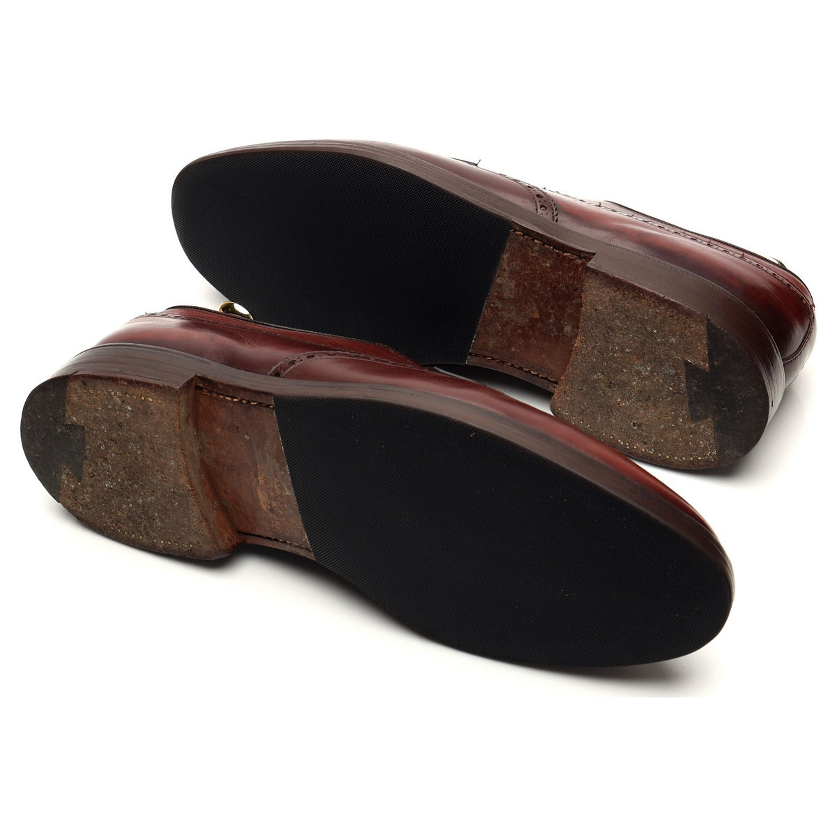 Gordon Scott &#39;Wellington&#39; Brown Leather Derby Brogues UK 9 F