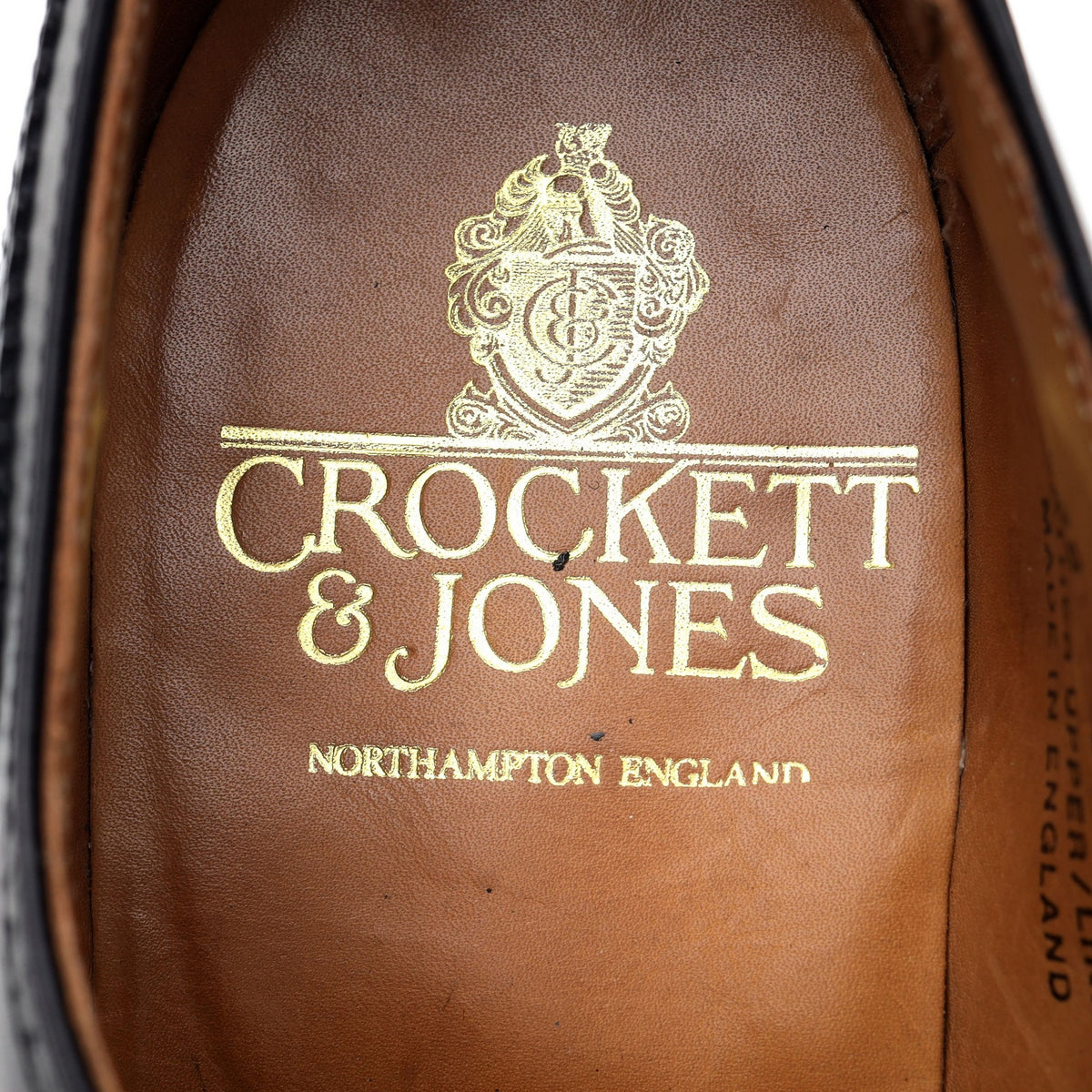 &#39;Ludgate&#39; Black Leather Oxford Brogues UK 6.5 F