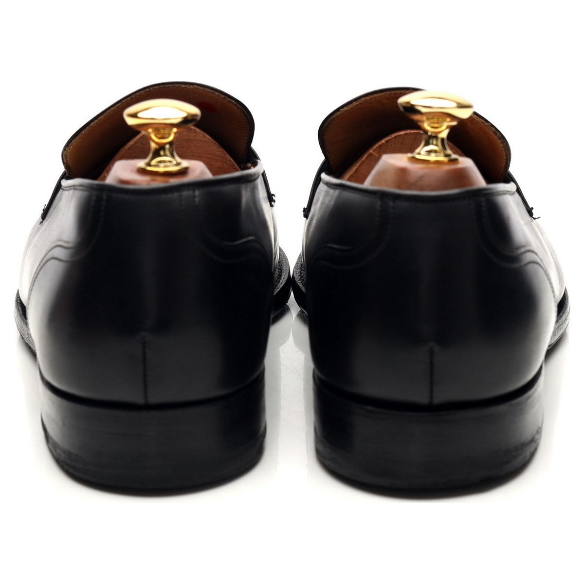 &#39;Salisbury&#39; Black Leather Loafers UK 9 G