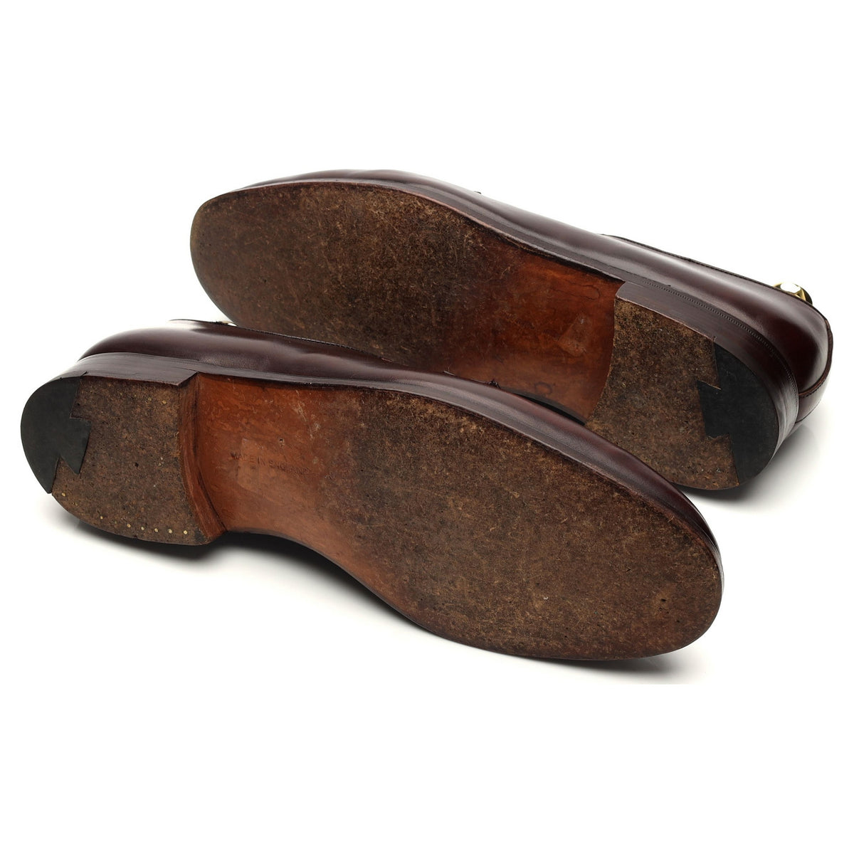 &#39;Barnes&#39; Dark Brown Leather Derby UK 8.5