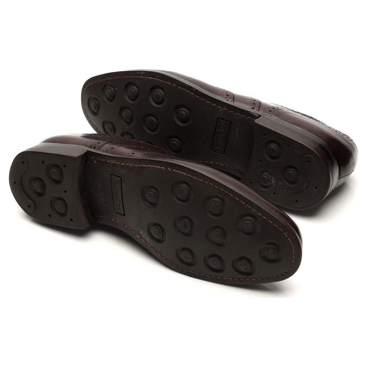 &#39;6018&#39; Dark Brown Leather Oxford Brogues UK 8.5 F