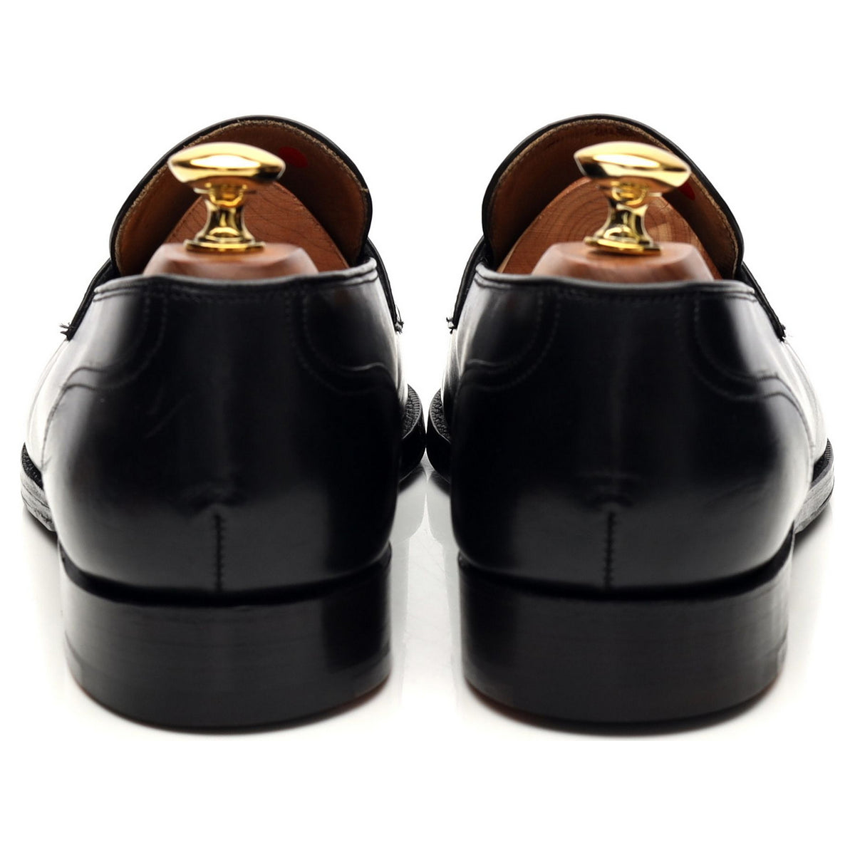 &#39;Salisbury&#39; Black Leather Loafers UK 6.5 G