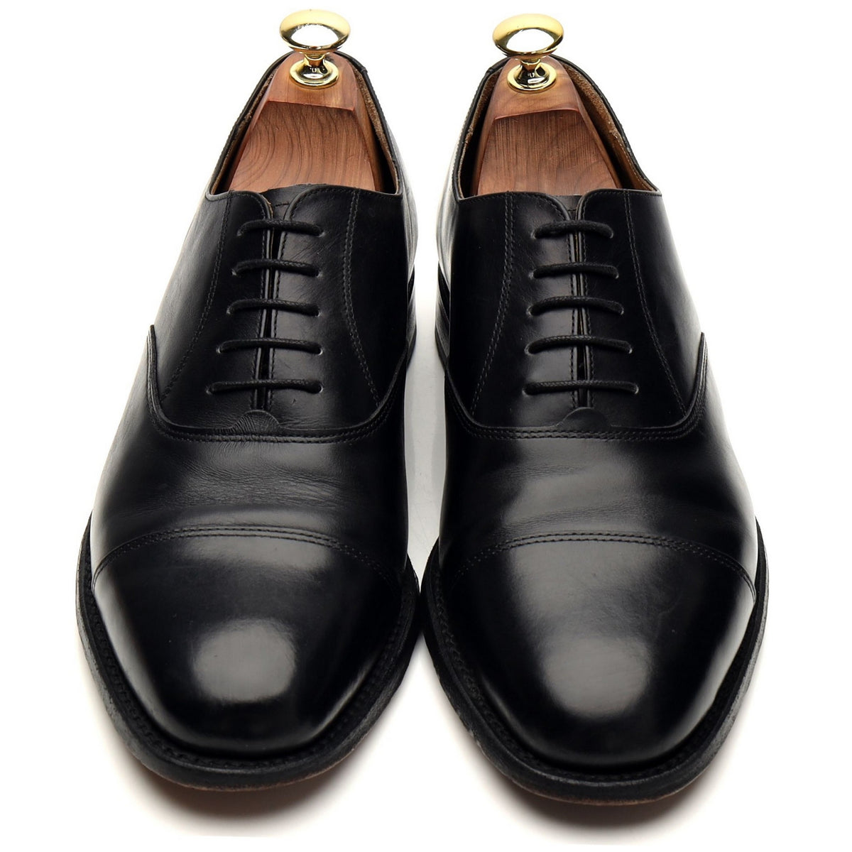 &#39;Arnold&#39; Black Leather Oxford UK 7.5 G