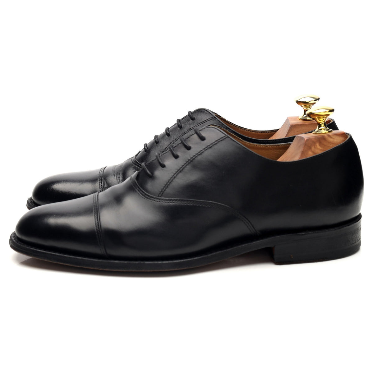 &#39;Arnold&#39; Black Leather Oxford UK 7.5 G