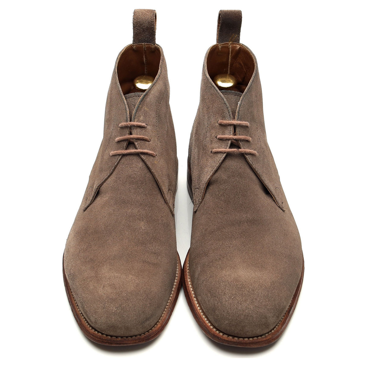 &#39;Marcus&#39; Light Brown Suede Chukka Boots UK 7.5 F