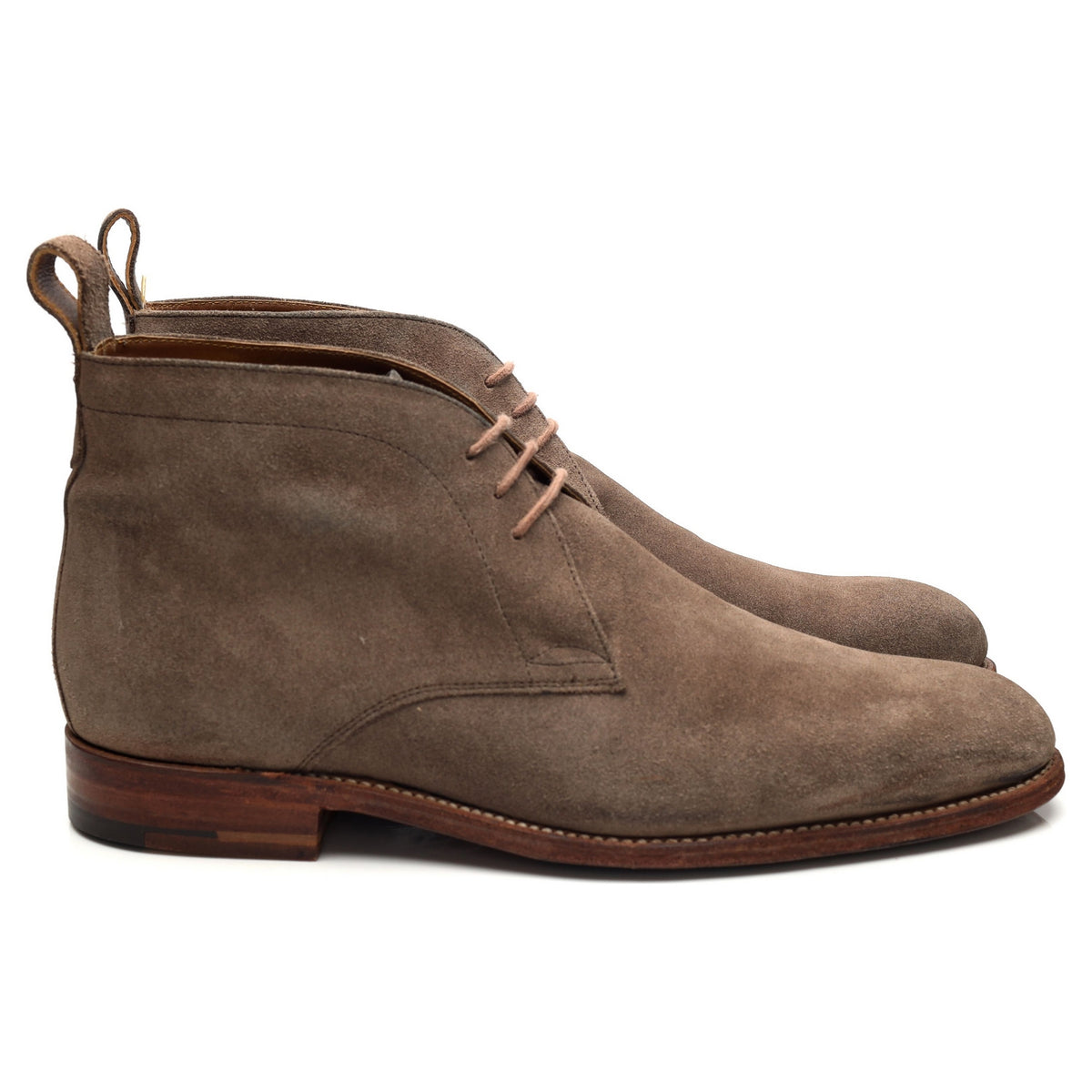 &#39;Marcus&#39; Light Brown Suede Chukka Boots UK 7.5 F
