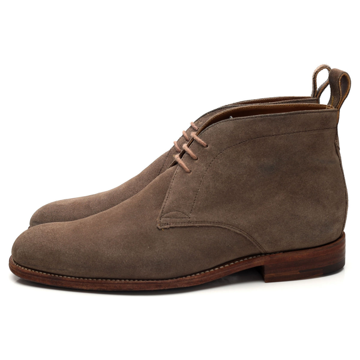 &#39;Marcus&#39; Light Brown Suede Chukka Boots UK 7.5 F