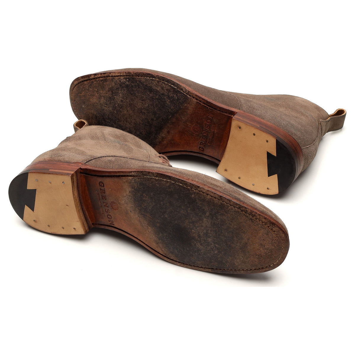 &#39;Marcus&#39; Light Brown Suede Chukka Boots UK 7.5 F