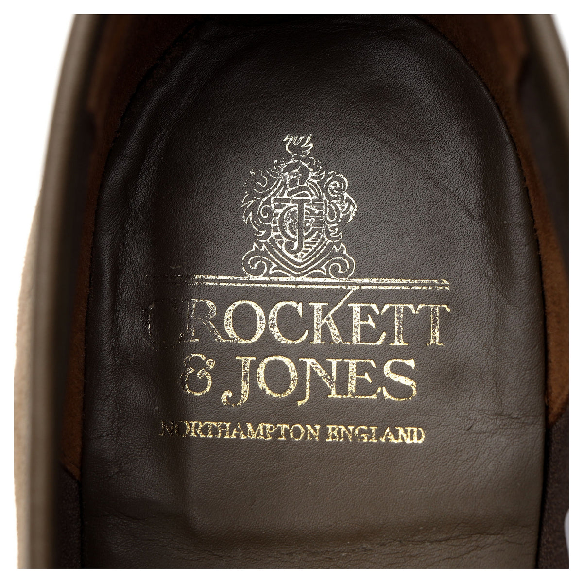 &#39;Harvard 2&#39; Khaki Suede Loafers UK 9.5 E