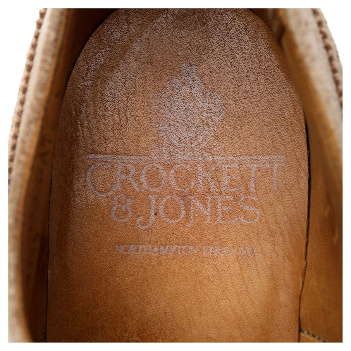 &#39;Ludgate 2&#39; Cream Suede Oxford Brogues UK 7.5 F