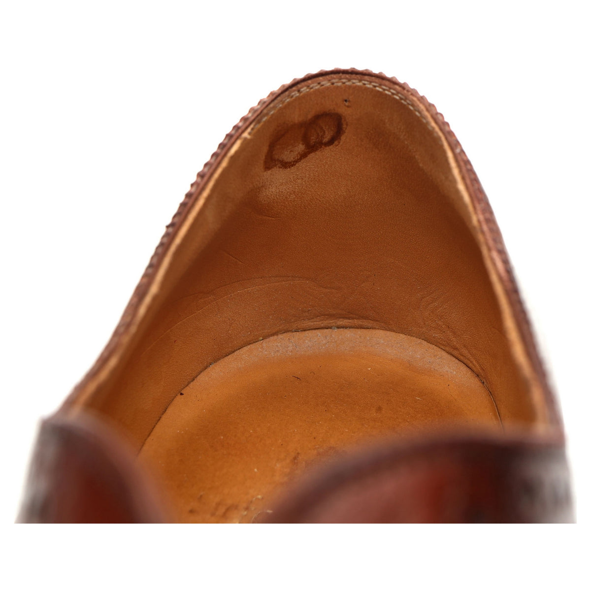 Tradizione Brown Leather Oxford Semi Brogues UK 10.5 EU 45