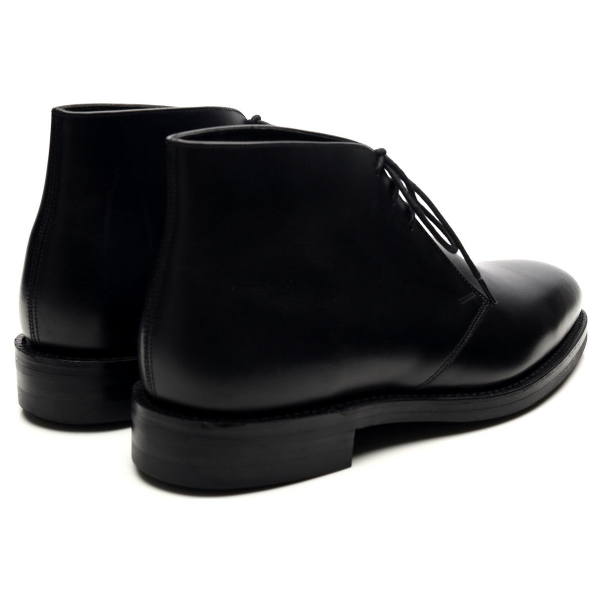 1880 &#39;Pimlico&#39; Black Leather Chukka Boots UK 7 F