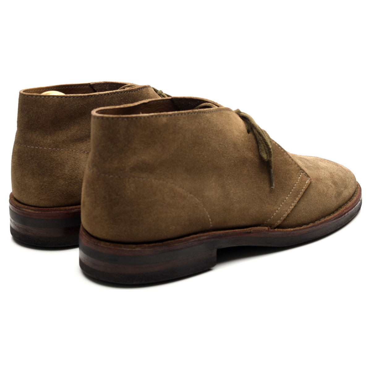 &#39;Clifford&#39; Taupe Brown Suede Chukka Boots UK 10.5